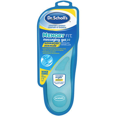 Dr. Scholl's - Memory Fit - Massaging Gel Advanced Insoles - Women's Sizes 6 -10 | 1 Pair