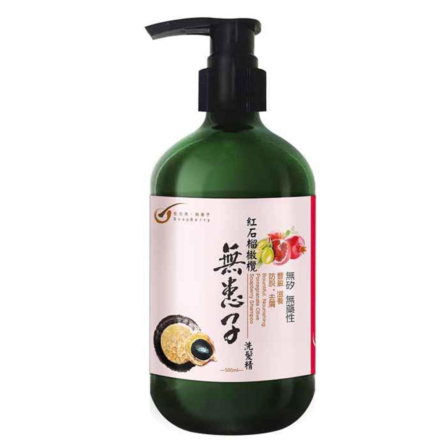Soapberry Pomegranate Olive Soapberry Shampoo 500ml Fixed Size