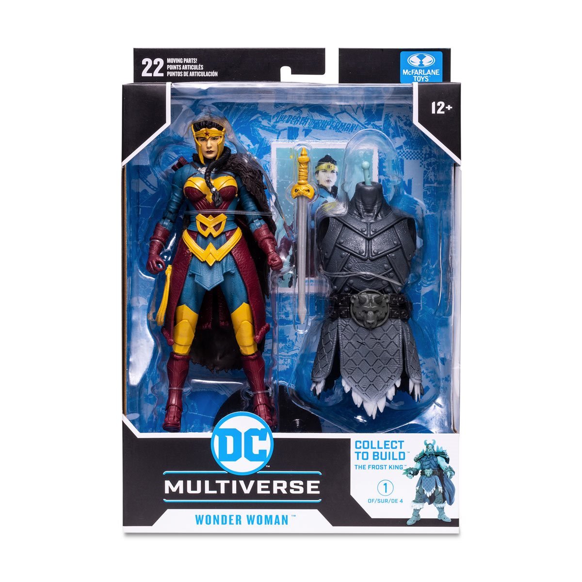 McFarlane Toys DC Multiverse (Build-A The Frost King) Endless Winter Wonder Woman Action Figure (15474) LOW STOCK