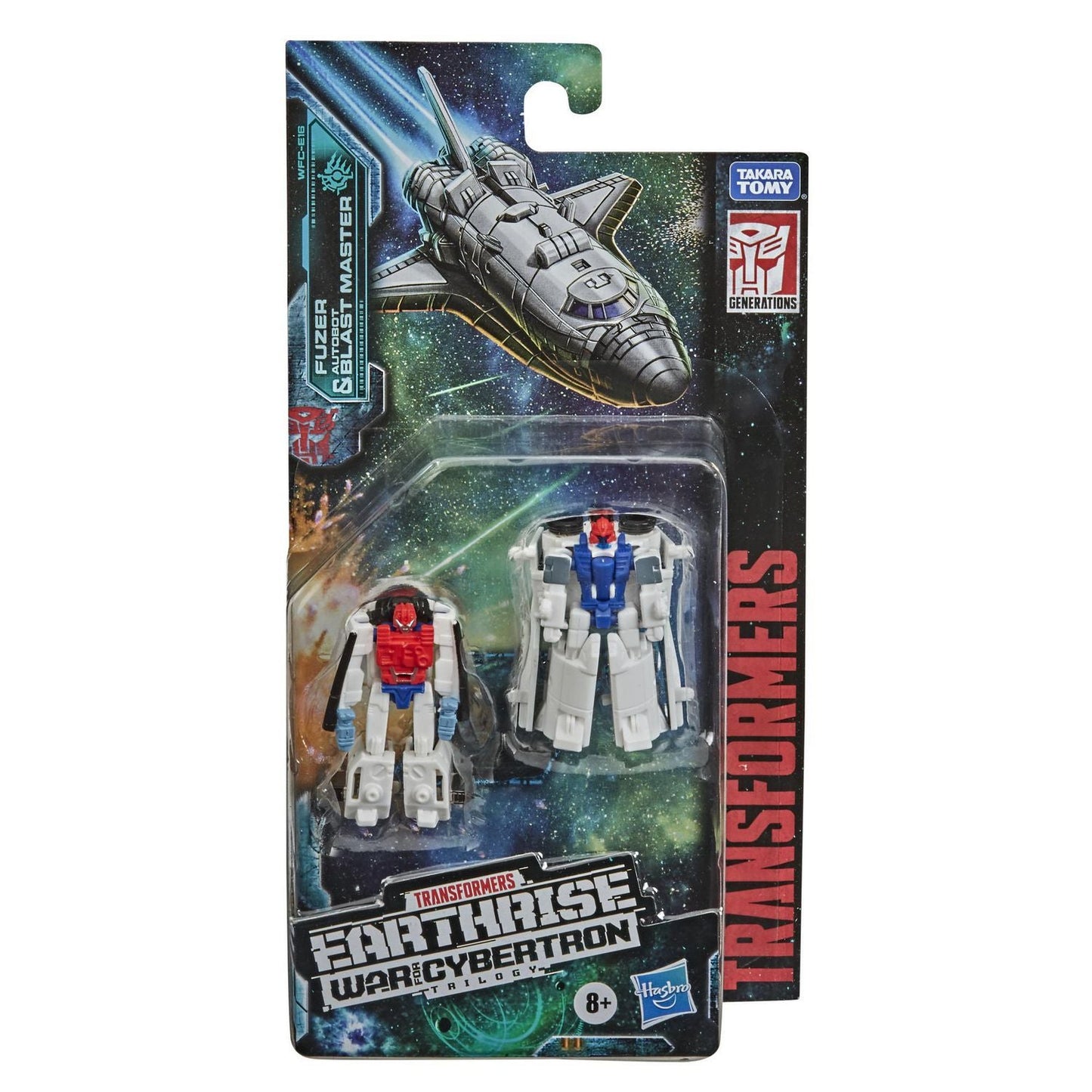 Transformers War for Cybertron Earthrise WFC-E16 Micromaster Fuzer & Autobot Blast Master Figures E7153