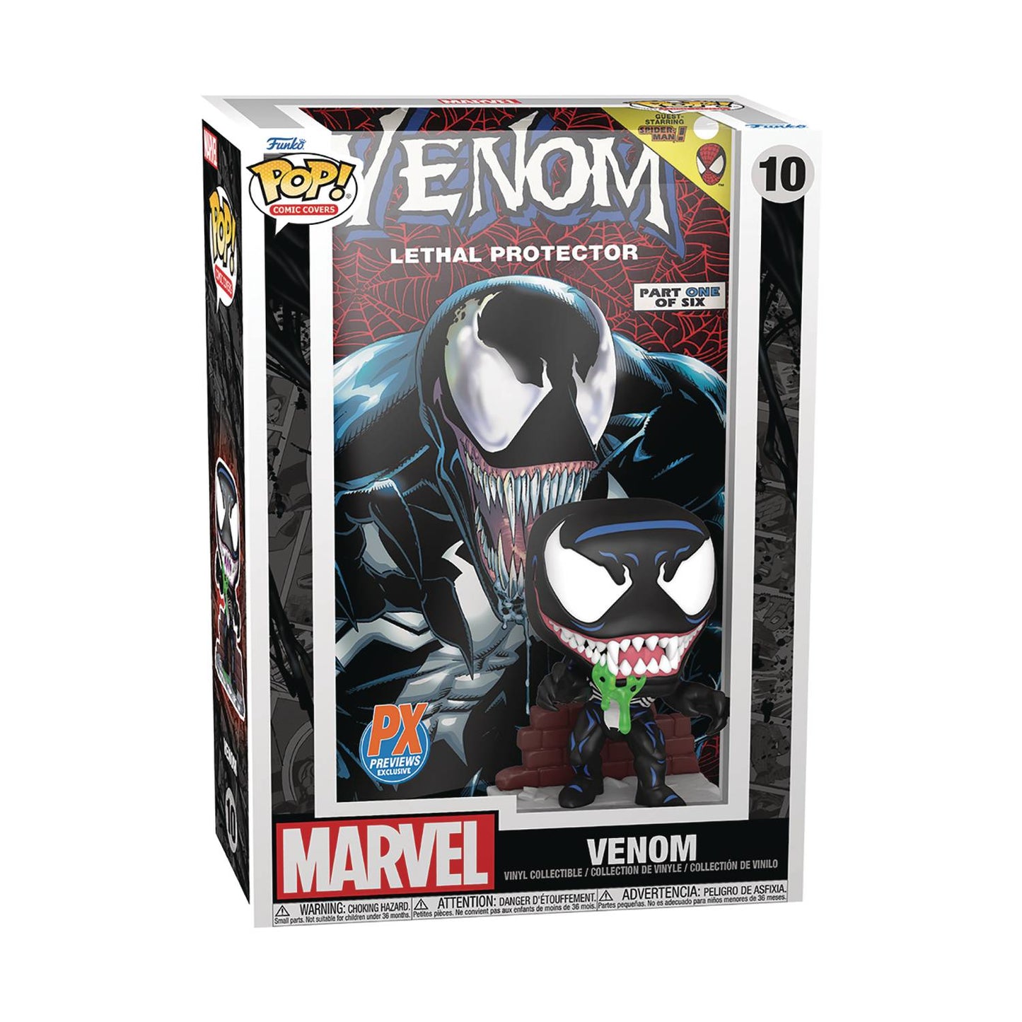 Funko Pop! Comic Covers #10 - Marvel Venom: Lethal Protector #1 PX Exclusive Vinyl Figure (63742) LOW STOCK