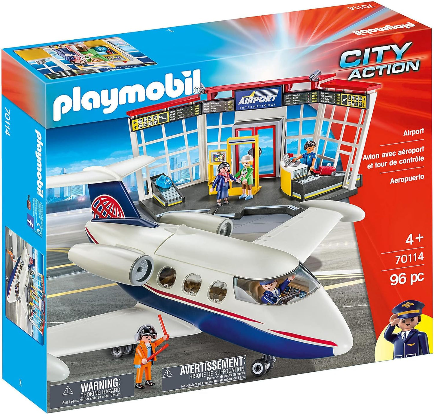 Playmobil - City Action - Airport Building Toy (70114)