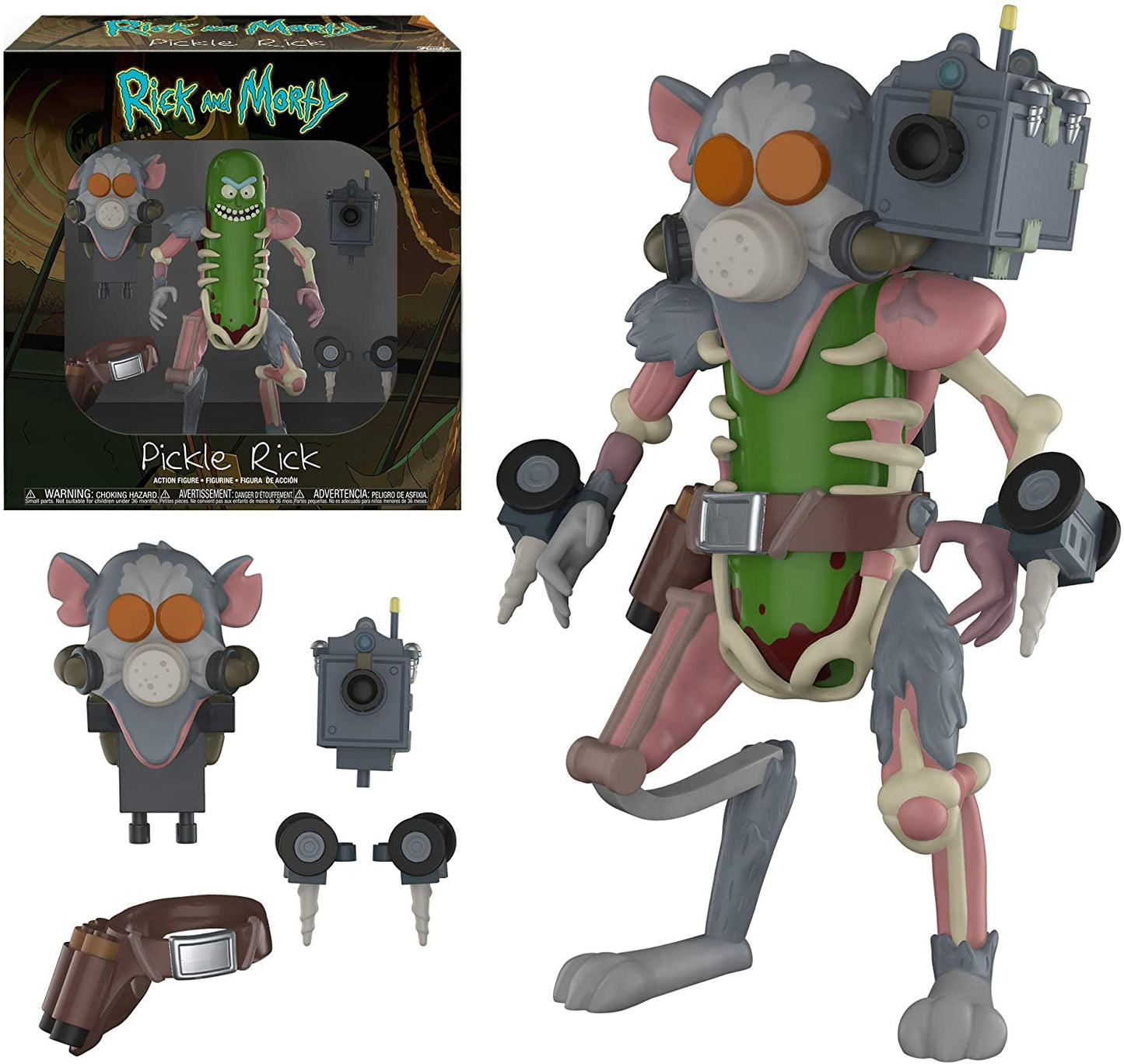 Funko Adult Swim - Rick and Morty - Pickle Rick Deluxe Action Figure