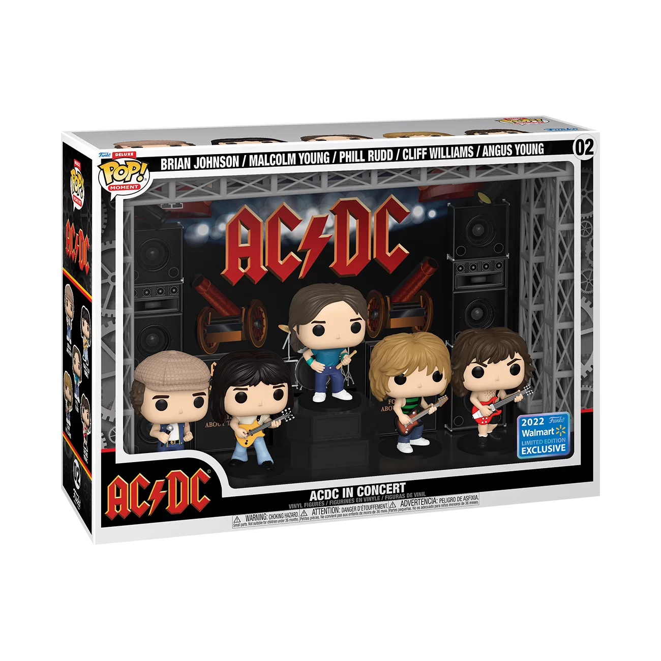 Funko Pop! Moment #02 - AC/DC in Concert 2022 Limited Edition Deluxe Vinyl Figure Set (68393) LOW STOCK
