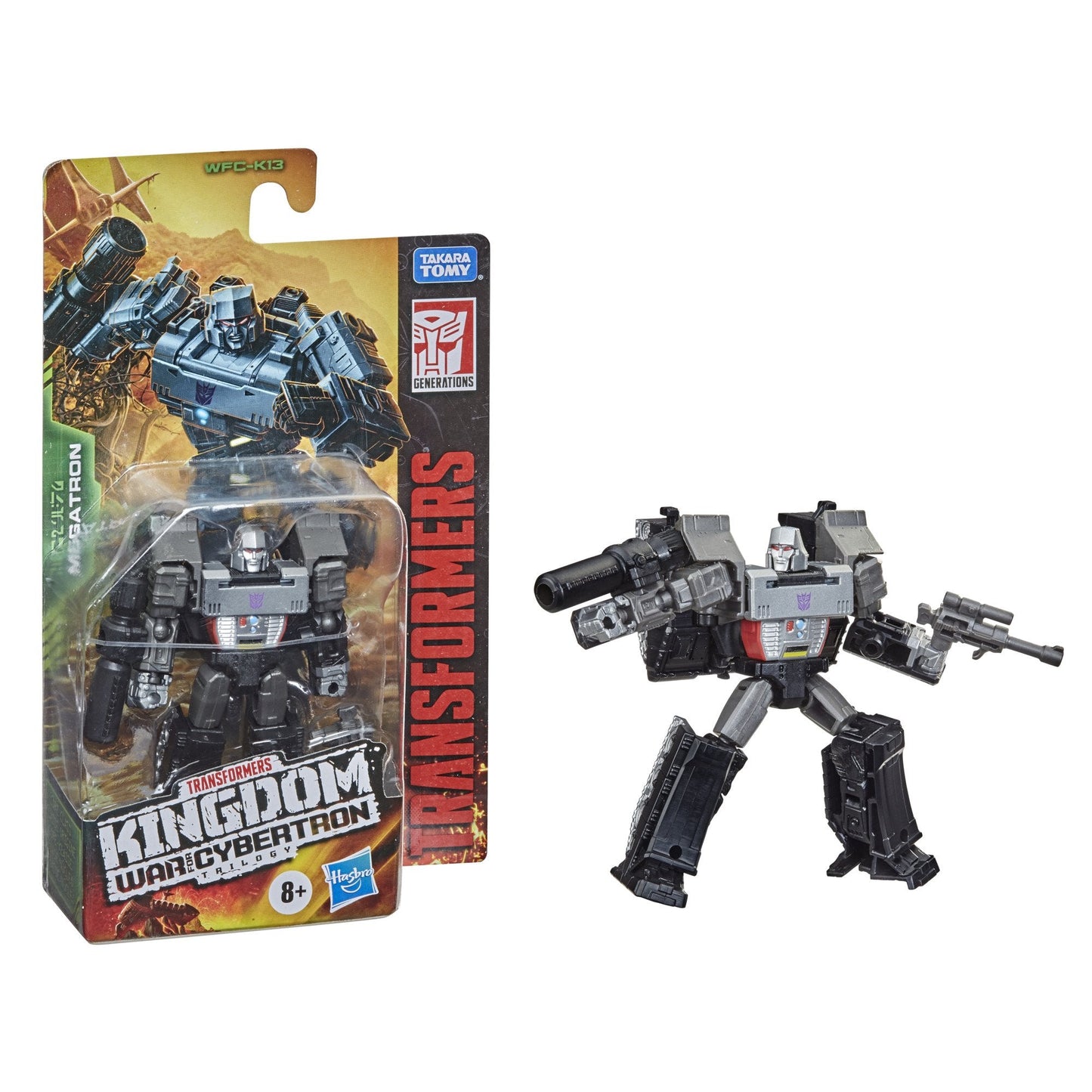 Transformers - War for Cybertron: Kingdom WFC-K13 Core Megatron Action Figure (F0666) LOW STOCK