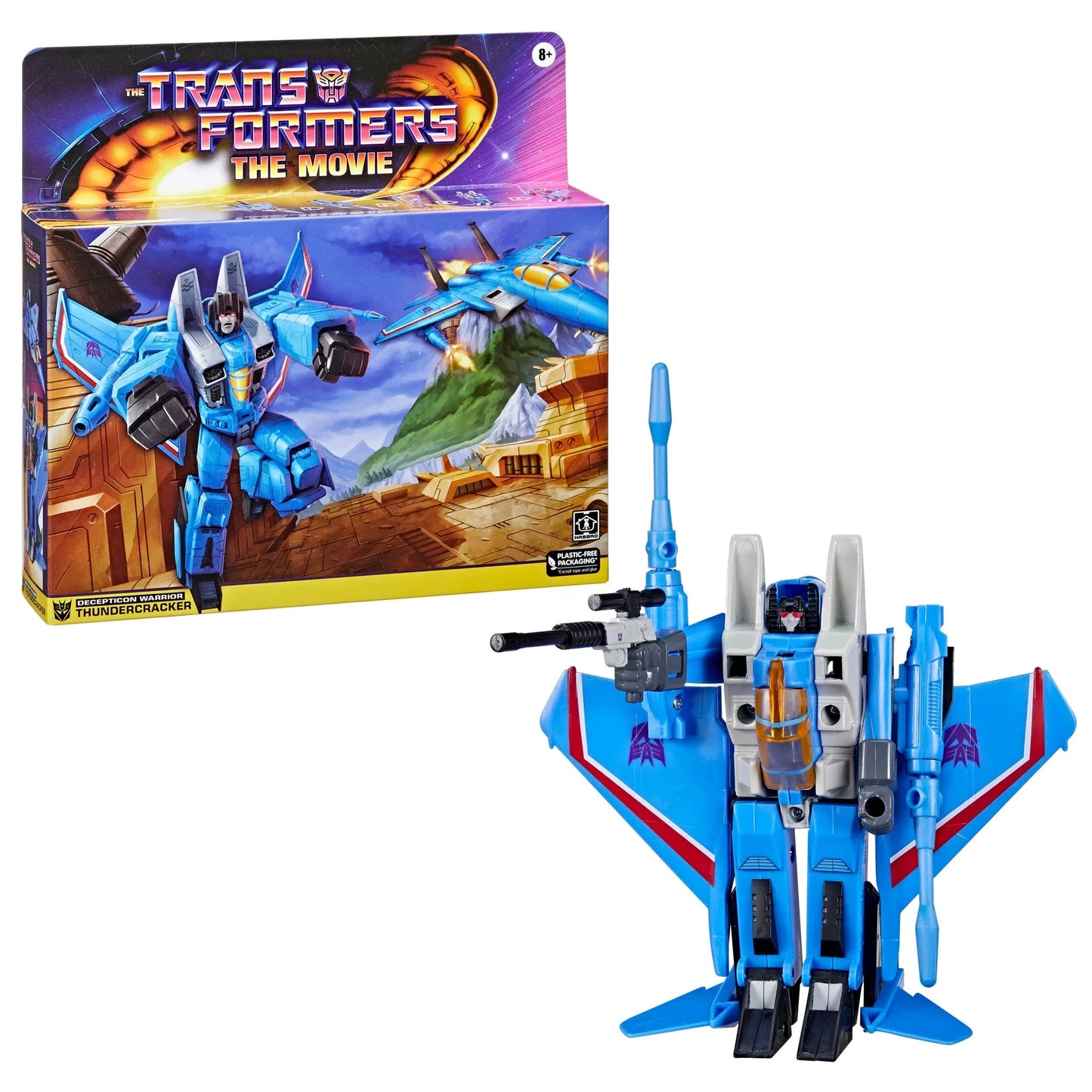Transformers Retro (Transformers The Movie) Decepticon Warrior Thundercracker Exclusive Figure F6945 LAST ONE!
