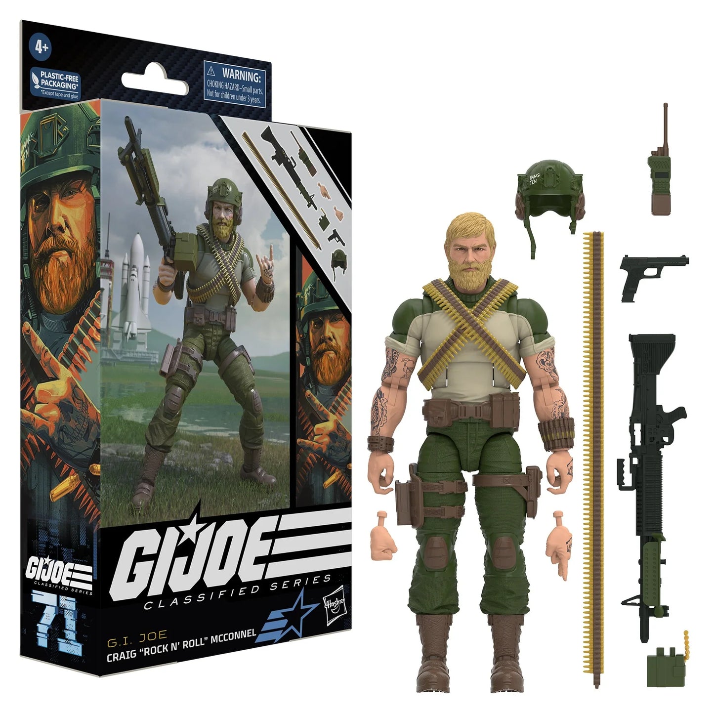 G.I. Joe Classified Series #71 - Craig Rock N Roll McConnel Action Figure (F7463)