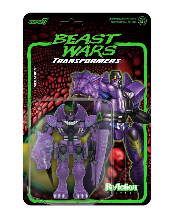 Super7 ReAction Figures - Transformers: Beast Wars - Wave 7 - Megatron Action Figure (82249)