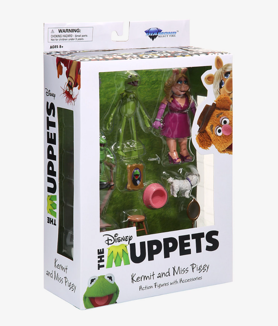 Diamond Select Toys - The Muppets - Kermit and Miss Piggy Action Figures (84308)
