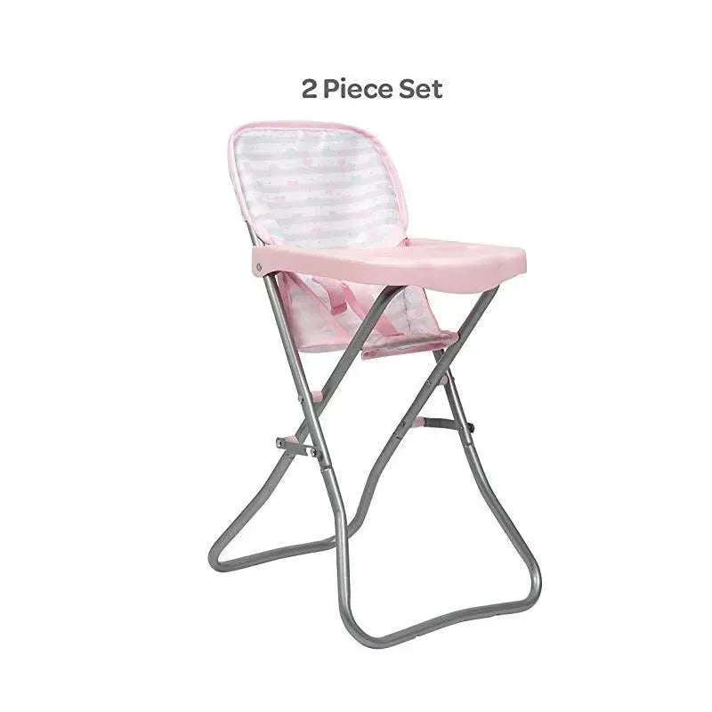 Adora High Chair Accessories Baby Pink for Baby Dolls