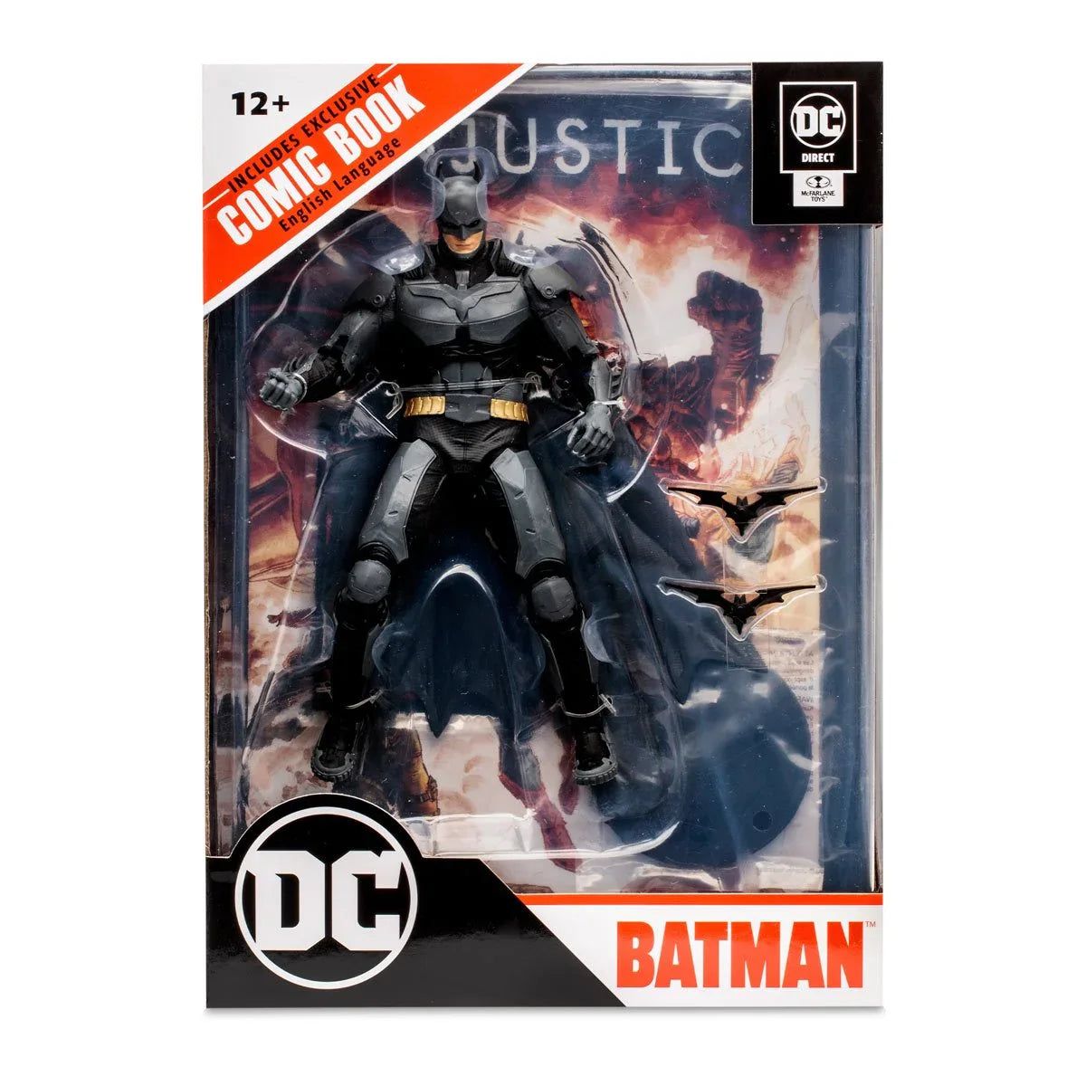 DC Direct (McFarlane Toys) Page Punchers Injustice 2 Batman Action Figure with Injustice Comic Book (15916)