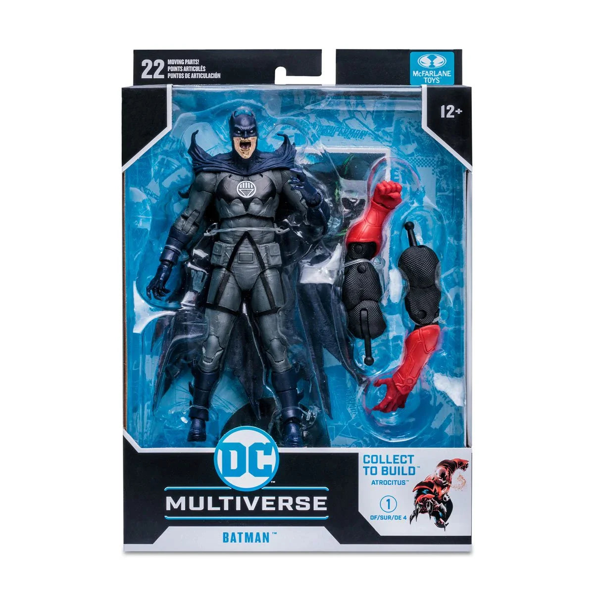 McFarlane Toys DC Multiverse (Build-A Wave 8) - Blackest Night Batman Action Figure (15483) LOW STOCK