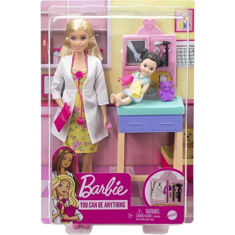 Mattel Barbie Pediatrician Playset (Blonde Doll)