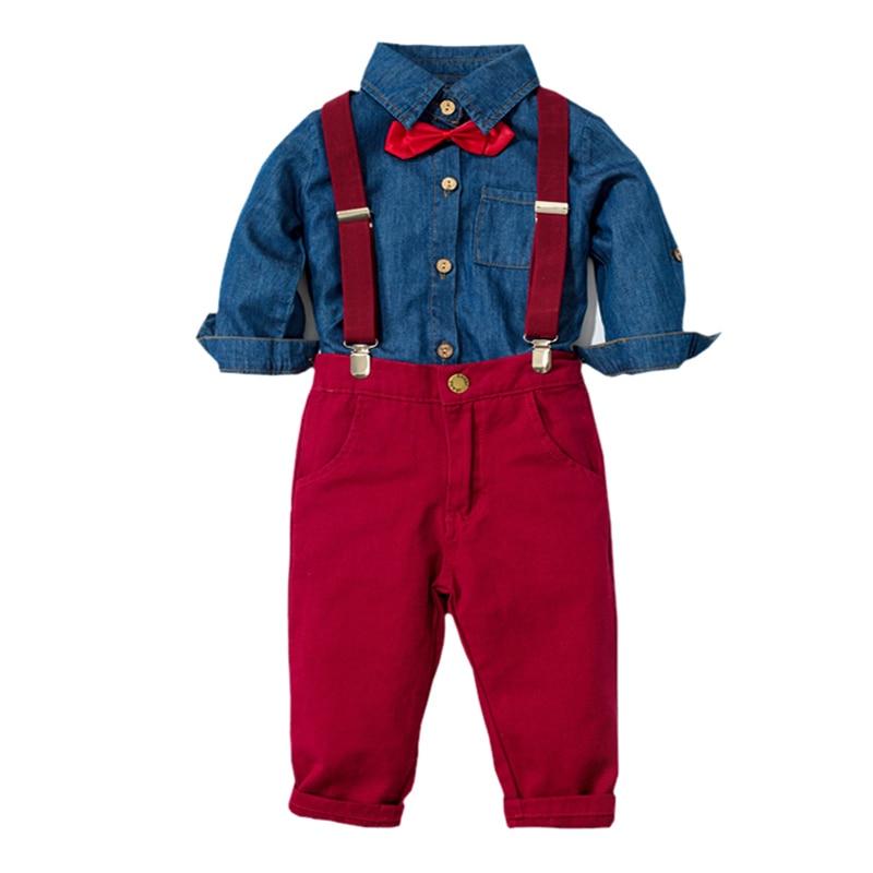 Boy's Clothing Long-Sleeved Four-Pieces Suits