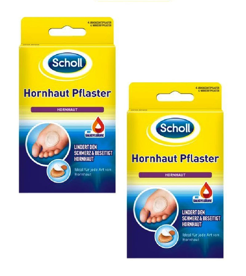 2xPack Scholl Corneal Plaster - 8 Pcs