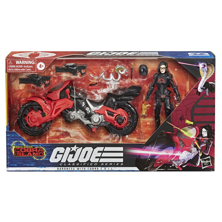 G.I. Joe: Classified Series 13 - Special Missions: Cobra Island Baroness with Cobra C.O.I.L. (F0117) LOW STOCK