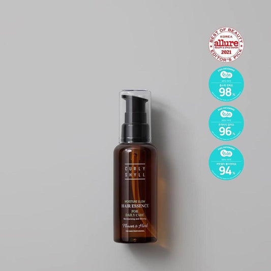 Curly Shyll (Flower & Herb) Moisture Glow Hair Essence For Daily Care (Moisturizing and Shining)  70ml