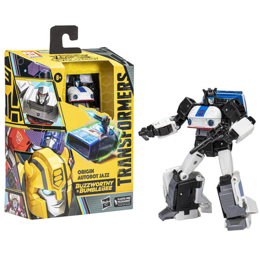 Transformers: Buzzworthy Bumblebee - Origin Autobot Jazz Exclusive Action Figure (F7018)