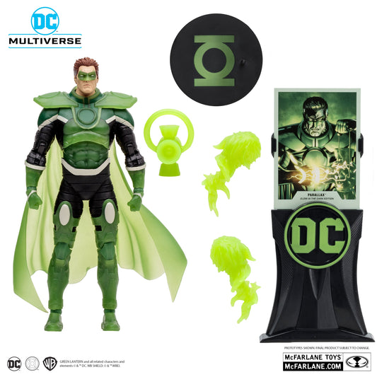DC Multiverse Parallax (Green Lantern) Zero Hour: Crisis In Time Glow In The Dark Gold Label Figure 17187