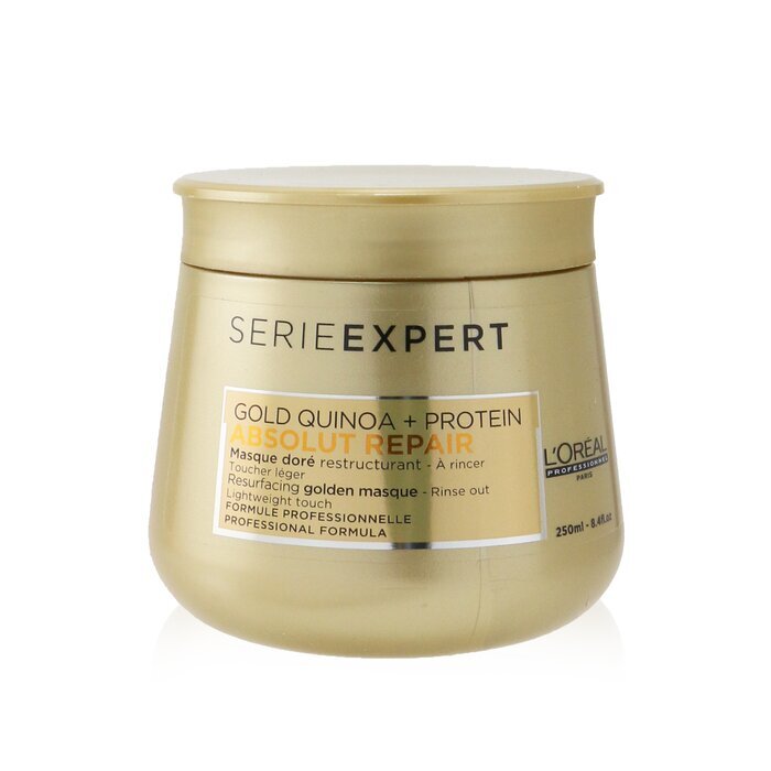 L'Oreal Professionnel Serie Expert - Absolut Repair Gold Quinoa + Protein Resurfacing Golden Masque (Lightweight Touch) 250ml/8.4oz