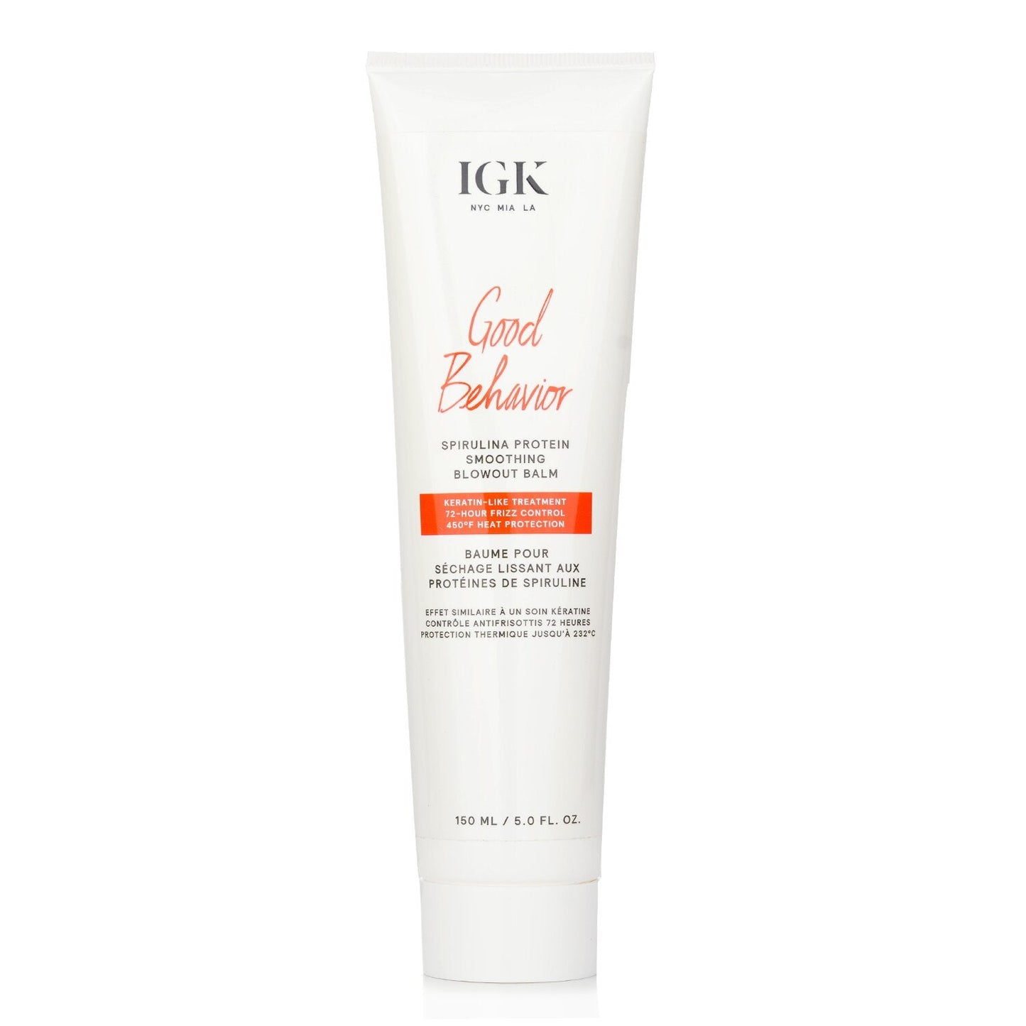 IGK Good Behavior Spirulina Protein Smoothing Blowout Balm  150ml/5oz