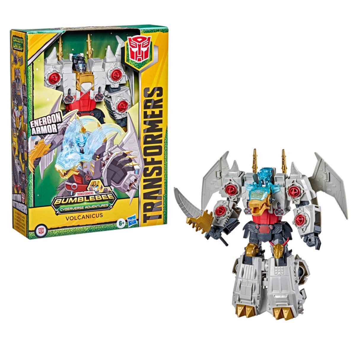 Transformers Bumblebee Cyberverse Adventures Dinobots Unite: Ultimate Volcanicus Action Figure F2748