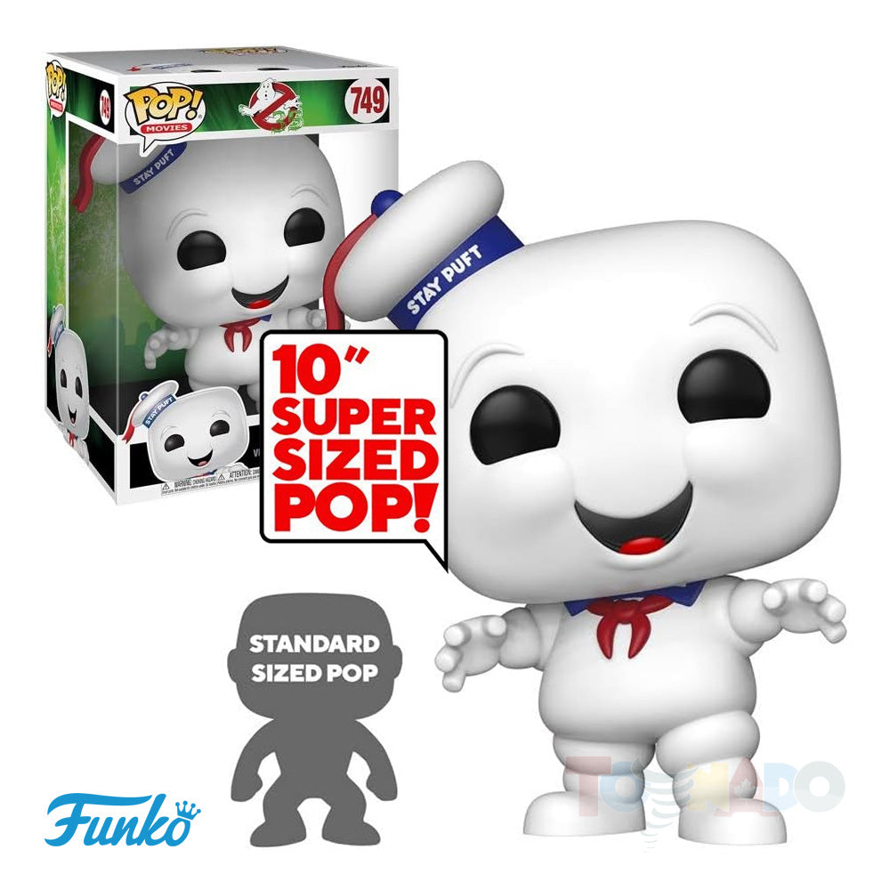 Funko Pop! Movies #749 - Ghostbusters 35th - Stay Puft Jumbo 10-Inch Vinyl Figure EB Exclusive 29440 LOW STOCK