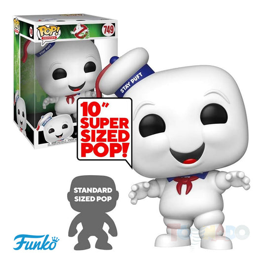 Funko Pop! Movies #749 - Ghostbusters 35th - Stay Puft Jumbo 10-Inch Vinyl Figure EB Exclusive 29440 LOW STOCK