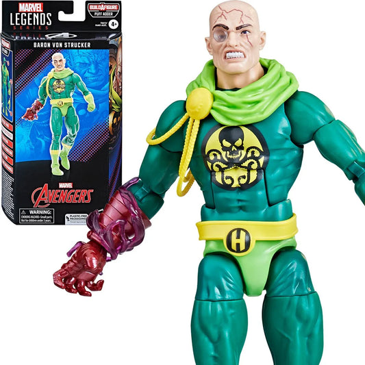 Marvel Legends Series - Avengers (Puff Adder BAF) Baron Von Strucker Figure Action Figure (F6613) LOW STOCK