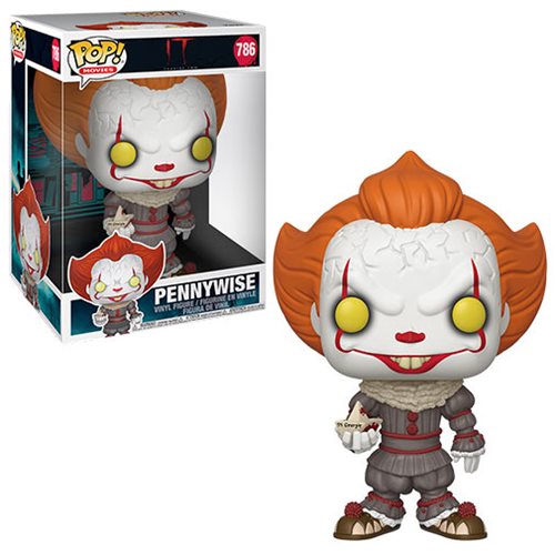 Funko Pop! Movies - It: Chapter 2 - Pennywise with Boat Jumbo 10-Inch Vinyl Figure (40593)