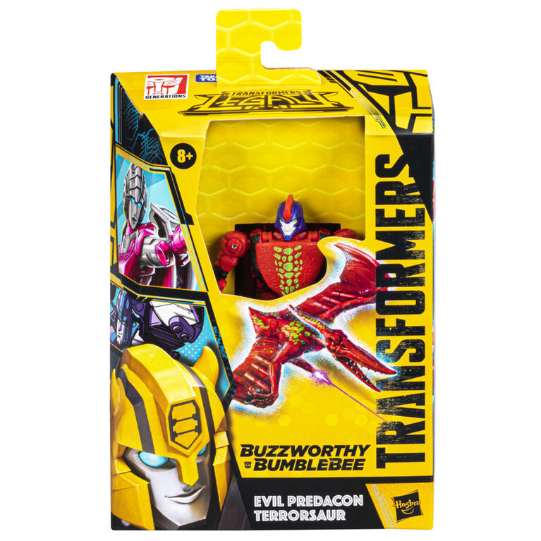 Transformers - Buzzworthy Bumblebee - Deluxe Evil Predacon Terrorsaur Exclusive Action Figure (F4105) LOW STOCK