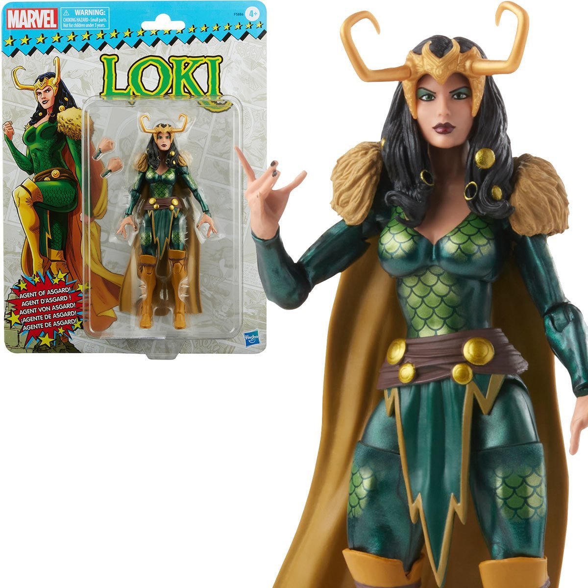 Marvel Legends Retro Collection - Agent of Asgard - Lady Loki Action Figure (F5886) LOW STOCK