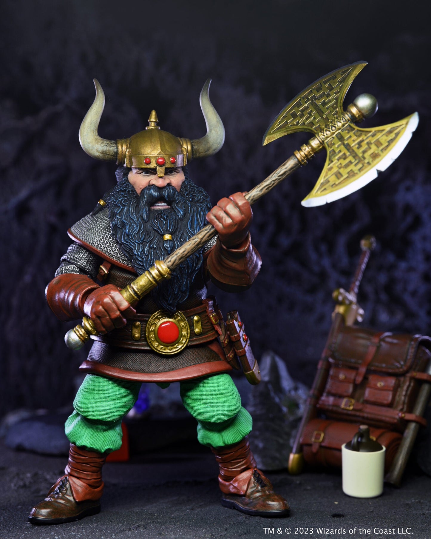 NECA - Dungeons & Dragons - Ultimate Elkhorn The Good Dwarf Action Figure (52279)