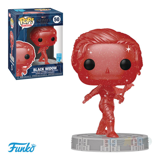 Funko Pop! Art Series #50 - Marvel - The Infinity Saga: Endgame - Black Widow Vinyl Figure with Protective Hard Case (57613) LOW STOCK