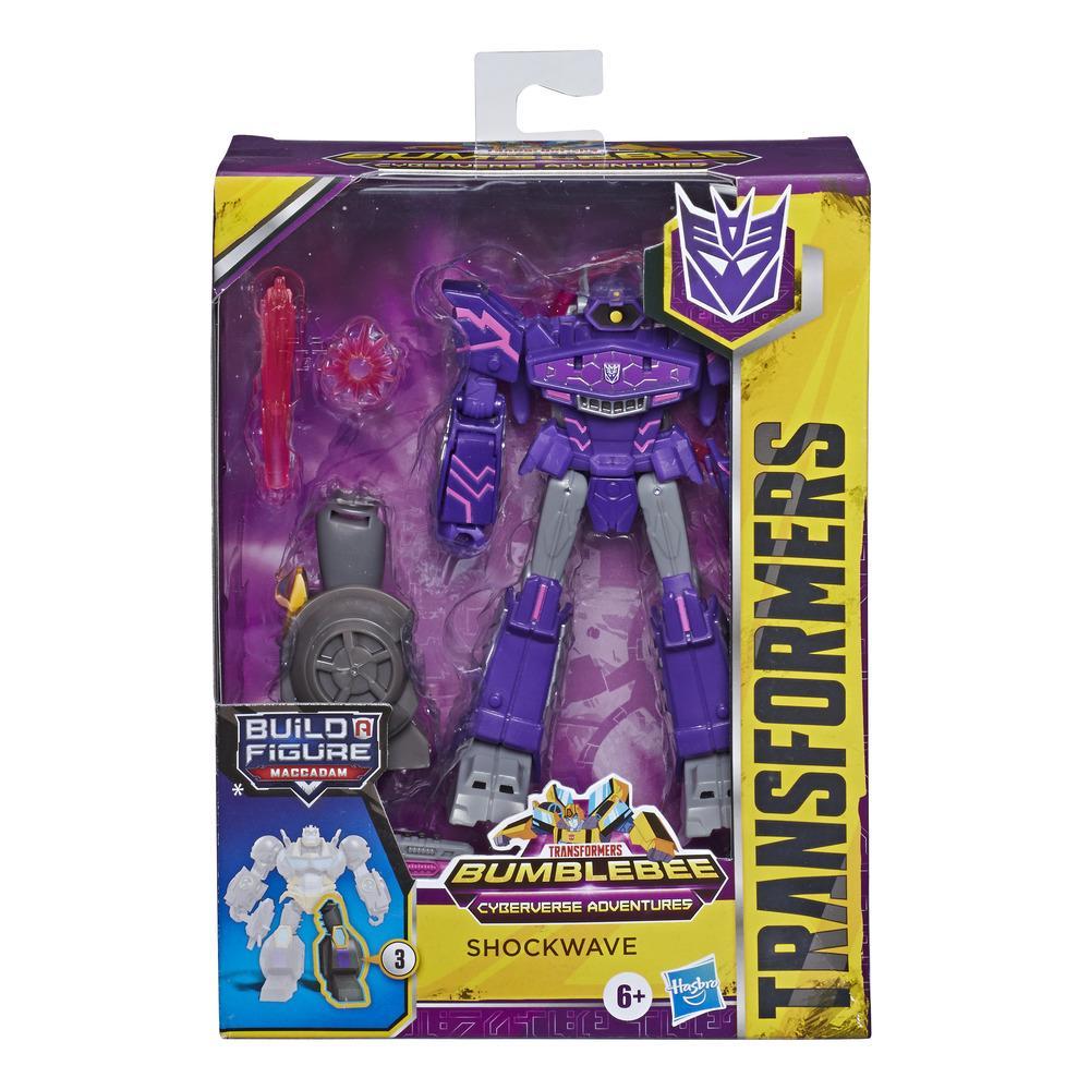 Transformers Bumblebee Cyberverse Adventures - Deluxe Class Shockwave Action Figure (E7098) LOW STOCK