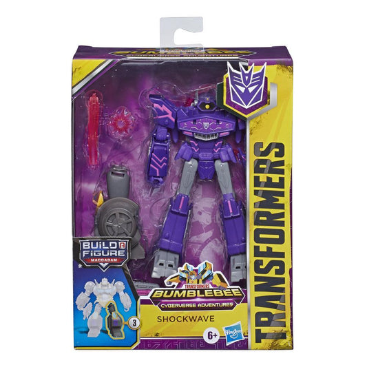 Transformers Bumblebee Cyberverse Adventures - Deluxe Class Shockwave Action Figure (E7098) LOW STOCK