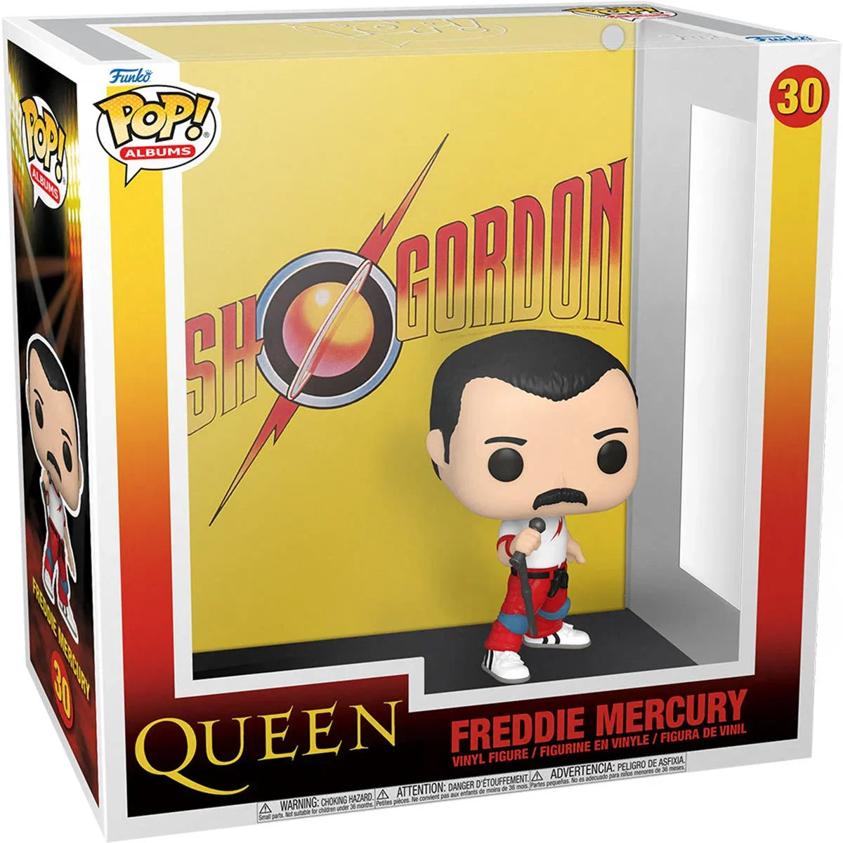 Funko Pop! Albums #30 - Queen - Flash Gordon Album Figure with Case (64036) LOW STOCK