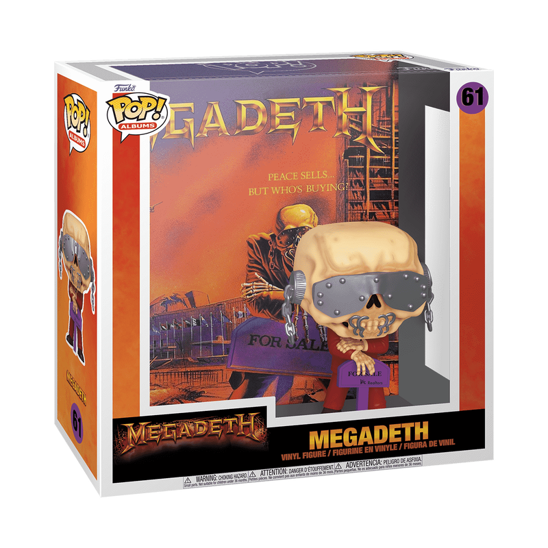 Funko Pop! Albums #61 - Megadeth - Peace Sells... But Who's Buying? Vinyl Figure (72589)
