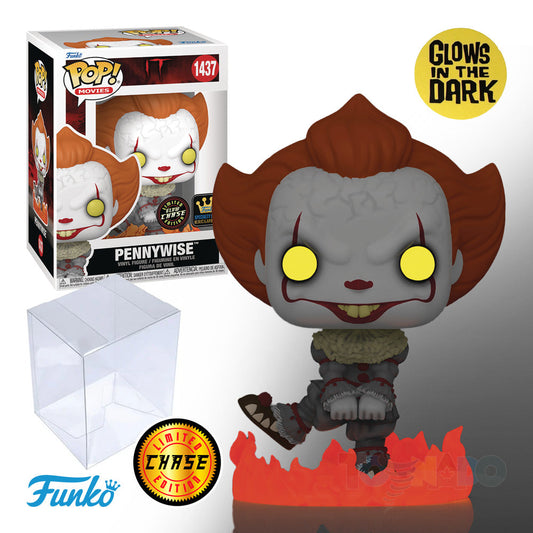Funko Pop! Movies #1437 - It - Pennywise Dancing Exclusive (GITD CHASE) Vinyl Figure (73942-C) LOW STOCK