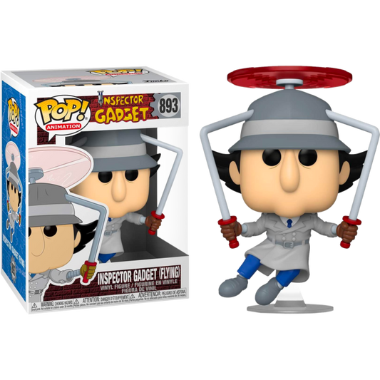 Funko Pop! Animation #893 - Inspector Gadget - Inspector Gadget (Flying) Vinyl Figure (49269) LAST ONE!