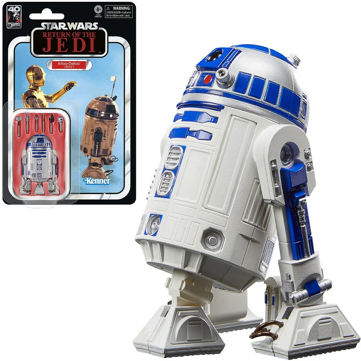 Star Wars: The Black Series - Return of the Jedi 40th - R2-D2 (Artoo-Deetoo) Action Figure (F7075) LOW STOCK