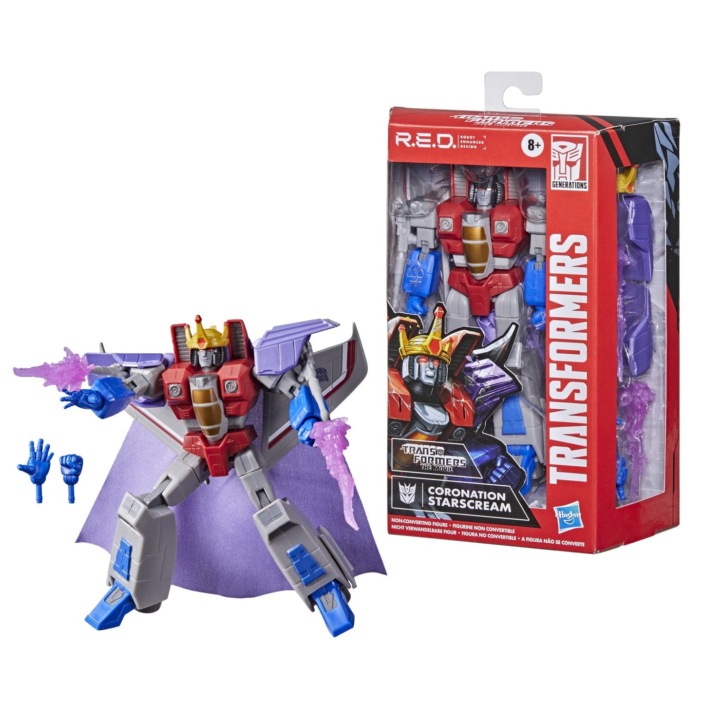 Transformers: R.E.D. [Robot Enhanced Design] The Movie - Coronation Starscream Action Figure (F0740) LOW STOCK