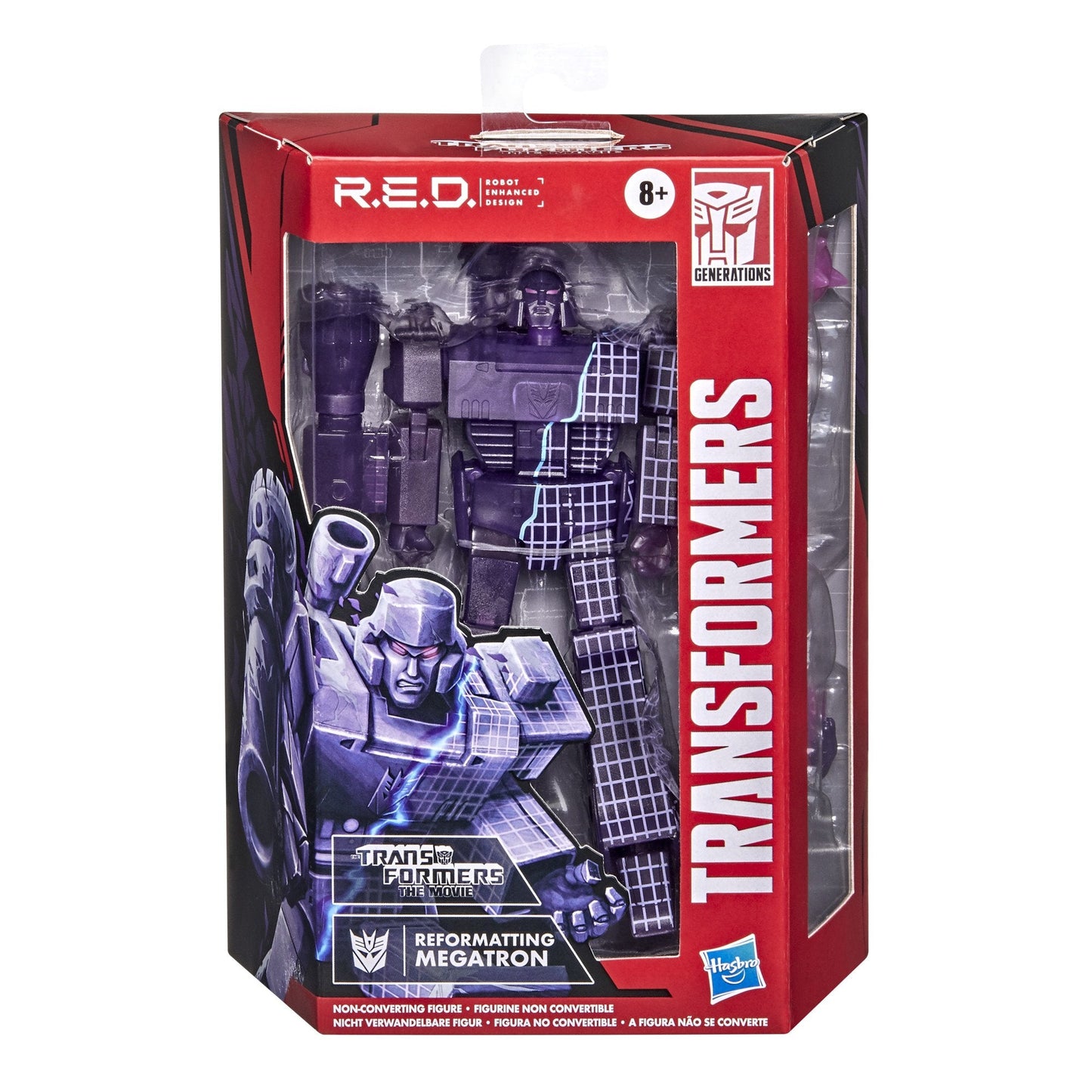 Transformers - R.E.D. [Robot Enhanced Design] - Transformers The Movie Reformatting Megatron Action Figure (F0743) LOW STOCK