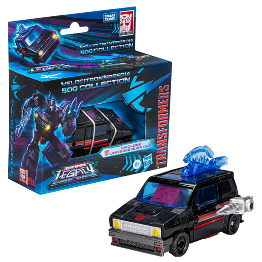 Transformers: Legacy - Velocitron Speedia 500 Collection - Diaclone Universe Burn Out Figure (F5758)