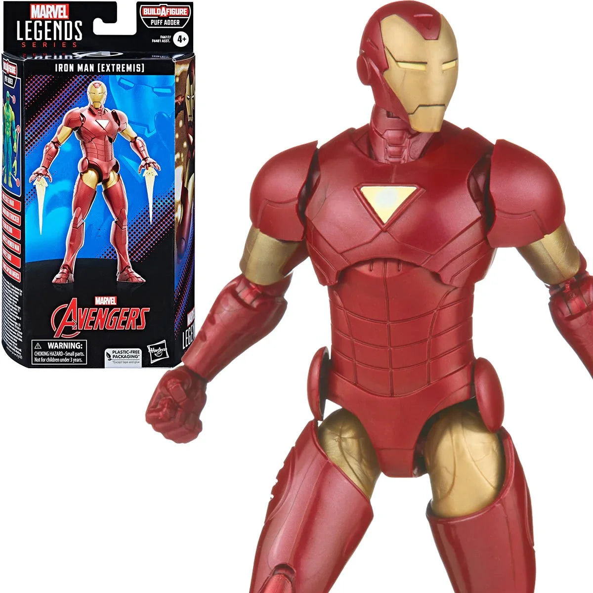 Marvel Legends Series - Avengers (Puff Adder BAF) Iron Man (Extremis) Action Figure (F6617) LOW STOCK