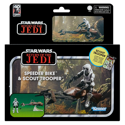 Star Wars - Vintage Collection - Return of the Jedi - Speeder Bike & Biker Scout Action Figure F6882
