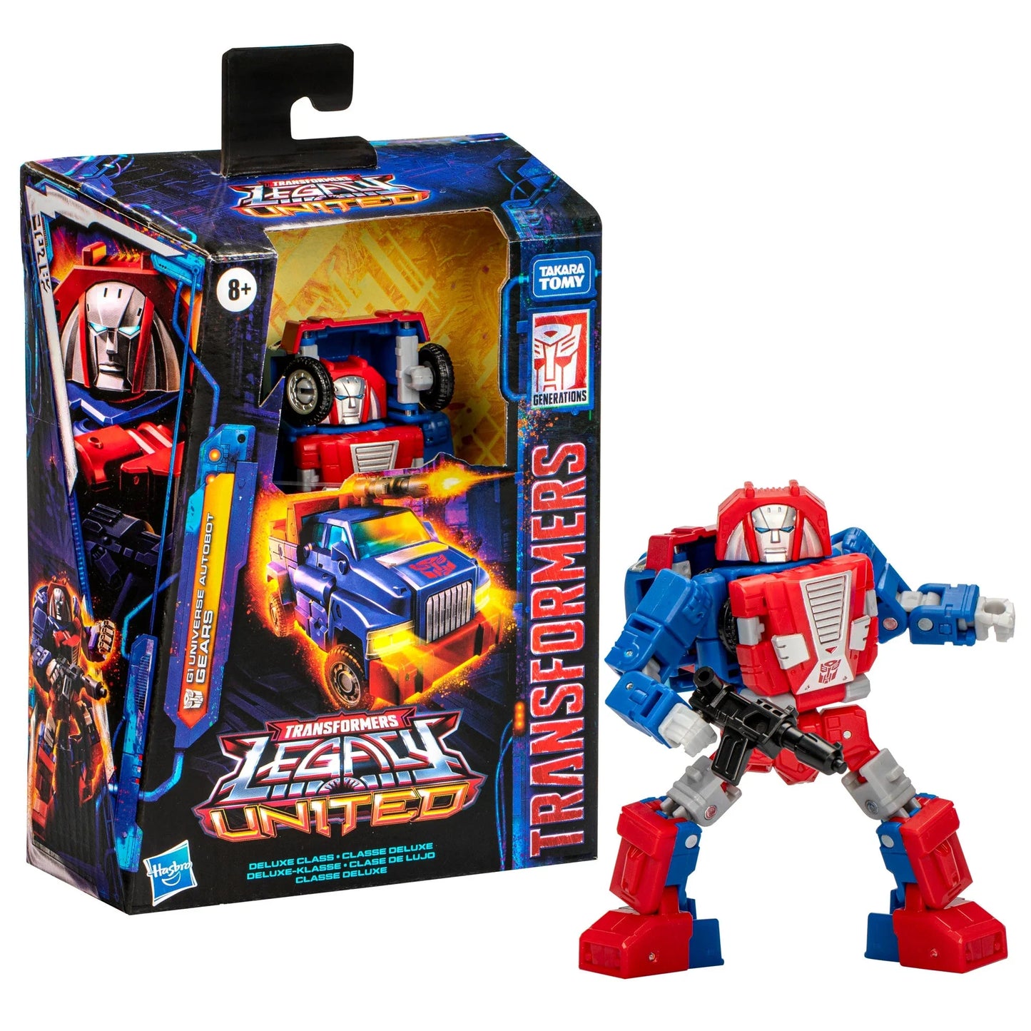 Transformers: Legacy United - Deluxe Class G1 Universe Autobot Gears Action Figure (F8530)