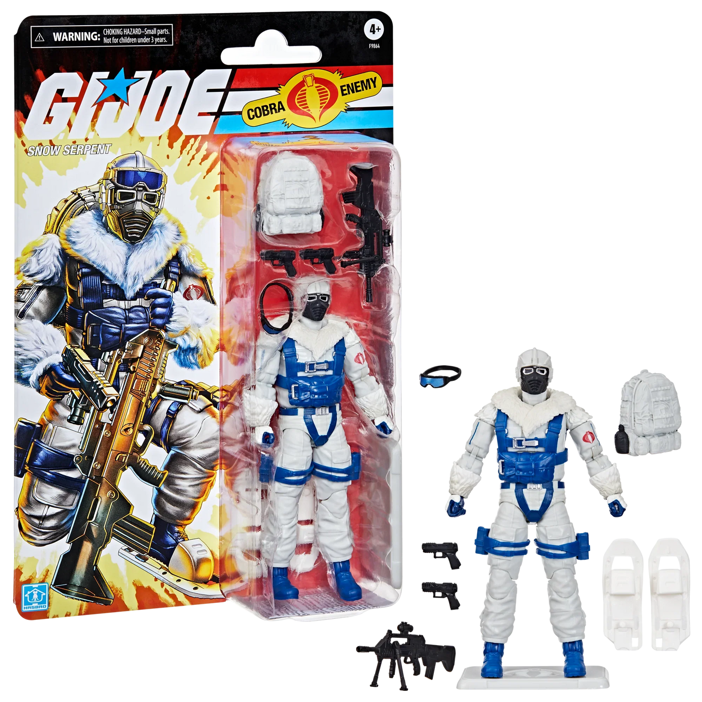 [PRE-ORDER] G.I. Joe: Classified Series Retro Cardback - Snow Serpent Action Figure (F9864)