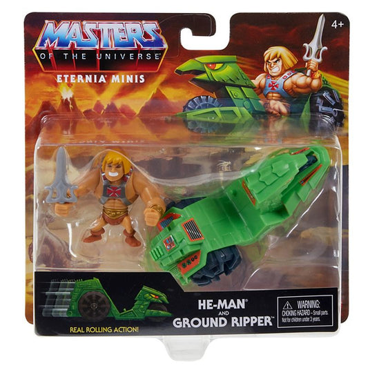 Masters of the Universe - Eternia Minis - He-Man and Ground Ripper (GXP37) LOW STOCK