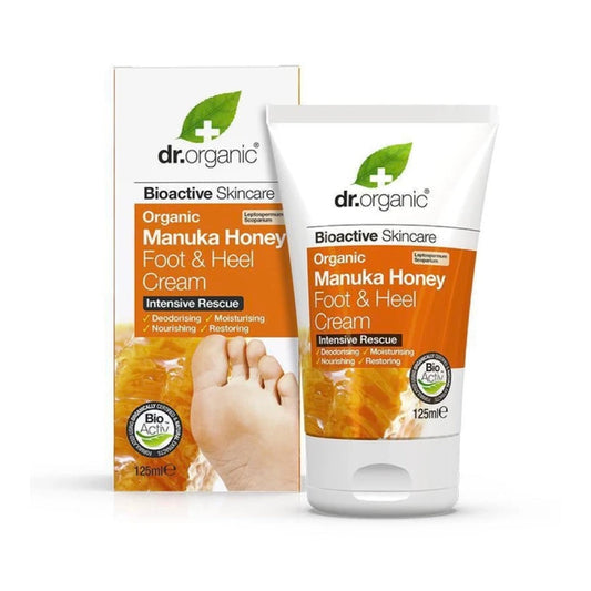 DR ORGANIC Manuka Honey Organic Foot & Heel Cream 125ml